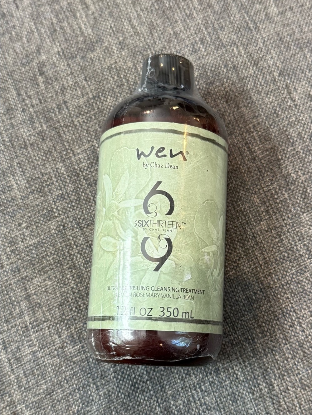 NEW Wen Ultra Nourishing Cleansing Treatment SixThirteen Lemon Rosemary Vanilla